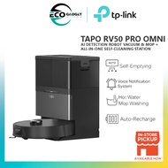 TP-Link Tapo RV50 Pro Omni | AI Detection Robot Vacuum & Mop + All-in-One Self-Cleaning Station