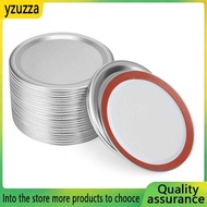 【yzuzza】24 PCS  Jar Lids, Regular Mouth Canning Lids Reusable Split-Type Leak Proof Canning Lids wit