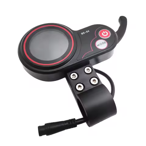 A82K-QS-S4 48V-60V Thumb Throttle LCD Display Meter for Zero 8 9 10 8X 10X Electric Scooter 6PIN Dis
