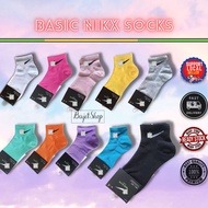 Unisex Nike Socks Short Branded Socks Colorful Sport Stocking Fashion Stokin Pendek Muslimah Kualiti