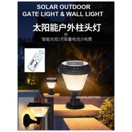 IP65 Lampu Solar Outdoor Waterproof LED Wall Gate Lighting Lampu Dinding Lampu Solar Rumah Light Lampu Tiang Lampu Pagar
