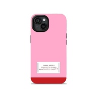Phone case Applicable iPhone Simple Pink Phone Case Suitable for iPhone17/16pro/15/14plus/13/112-in-