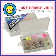 17-20pcs Bakau Lure Combo Fishing Set Accessories Lure Swivel Lead Batu Ladung Rod Bell Clip Memanci