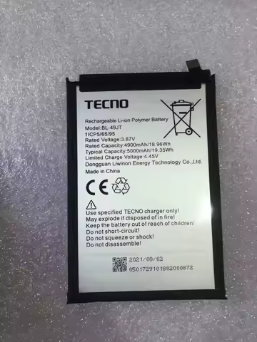 for TECNO infinix BL-49FT BL-49FI BL-49JX BL-49LT BL-49GX BL-49JT BL-49KX BL-49ST mobile phone recha