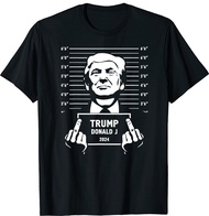 เสื้อยืดโปสเตอร์สไตล์ Mugshot ของ Trump 2024