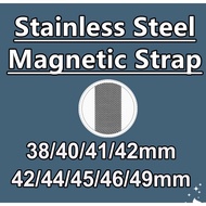 DENGQQ Stainless Steel watch strap 46/49/45/44/42mm (series 3) 41/40/38/42mm (series11/10)