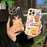For Vivo Phone Case Y20 Y20s Pooh Bear Y12s Y12A Y17 Y12 Y15 Y11 Y12i Y15A Y200 V40 V40PRO Y