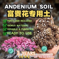 ANDENIUM MIX SOIL 富贵花专用泥 沙漠玫瑰泥土 沙漠玫瑰 富贵花 adenium plant soil Bunga Kemboja Specialist Adenium Planting Soil Potting Mix