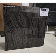 Granit Valentino gress 60x60 Hitam Granit motif dasar gelap