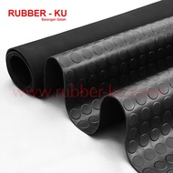 Round Stud Rubber Mat Black Grey Blue Green Red Yellow color 3mm Thick x1mtrx2mtr Anti slip mat Airp