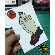 Cutting sticker ITACHI UCHIHA hand naruto