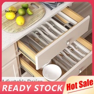 RC~ Cutlery Drawer Organizer Cosmetics Drawer Organizer Large Capacity Retractable Drawer Organizer for Tableware Jewelry and Stationery Southeast Asian Buyers' Choice