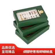 Flip Jewelry Storage Box Flannel Jewelry Box Earrings Ring Necklace Jewelry Box 2025 Style Solid Woo