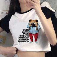 Dtmg Bad Bunny Graphic Crop Top - Inspired by Korean & Gyaru Fashion