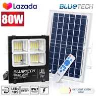 Bluetech USA ไฟโซล่าเซลล์ ไฟสปอร์ตไลท์ Solar Cell LED Floodlight Spotlight 60 / 80 / 100 / 200 / 300