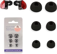 [3Pairs] Ear Tips for Noble Audio FoKus Amadeus,NOUKAJU Silicone Replacement Earbuds,S/M/L 3 Size,Ea