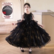 Luxury Black Sequin Dress