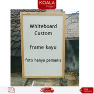 WOODEN WHITEBOARD FRAME 50 X 70 CM KOALA PROJECT