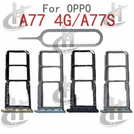 For OPPO A77 4G / A77S 2022 CPH2385 CPH2473 Sim Card Tray Slot Holder Card Holder Reader SD Slot Ada