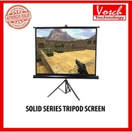 VOSCH Solid Series Tripod Projector Screen 7ft x 7ft (84 inch x 84 inch)