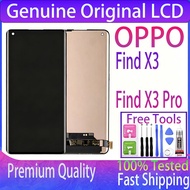 For Original AMOLED OPPO Find X3 5G Find X3 Pro 5G LCD Display Touch Screen Replacement