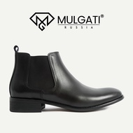 Chelsea Boot nam MULGATI Ankle cổ cao da trơn - F708-5