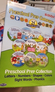 Preschool Prep company 8片DVDs