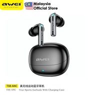 Awei T88 ANC True Wireless Sport Earbuds Sport Earbuds Headphone Earphone Awei Bluetooth Earbuds