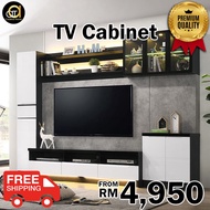 【FREE SHIPPING】10' 10FT Wooden TV Cabinet / 10' 10FT TV Kabinet Kayu / 电视橱柜