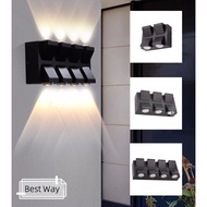【Ready Stock】Modern modular wall light design, suitable for indoor and outdoor use IP65 waterproof r