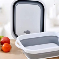 Ready stock Folding/ Inflatable Cutting Board or Washing Vegetables and Fruits Basin Dual Use