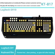 Logitech (G) G910 Mechanical Wired Gaming Keyboard Sticker Desktop Custom Keycap Button Colorful Fil
