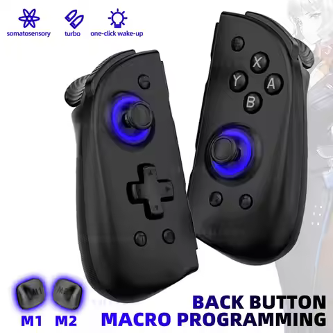 Wireless Controller With Dual Vibration 6axis Wake For NS Switch Joypad Game Handle Grip L/R Joystic