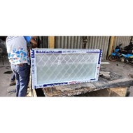 Terlaris BOVEN 40X80 KOMPLIT VENTILASI TRALIS EXPANDA ALUMINIUM KACA ZIGZAG KAWAT NYAMUK UK KACA ZIG