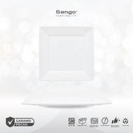 Classic White Square Plate 27cm x 27cm Sango Hospitality