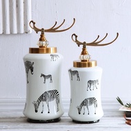 10Z Modern Nordic ceramic storage tank simple American decorative ornaments creative handicraf D0h