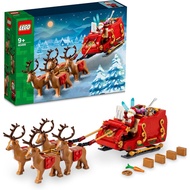 LEGO 40499 Santa's Sleigh - Building Toys for Ages 9+ - Indoor Christmas Decorations for Home