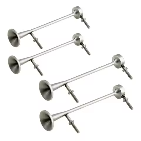 2Pcs Metal Speaker Whistle Horn Model For 1/14 1:14 RC TAMIYA King Hauler GL Tractor Truck Model LES