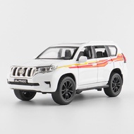 Hot 1:32 scale wheels toyota orv NLAND CRUISER PRADO metal model with light and sound diecast vehicle toys collection for gifts