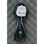 3 Pin UK Power cable, B, C, E, F and I  to IEC C13 Power Cord Cable 1.8M