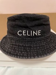 全新 Celine logo bucket hat bob hat 漁夫帽(黑)