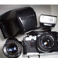超抵 日本 Olympus Om10 菲林 相機 連 50.8大光圈雙 鏡頭 配件等 攝影
