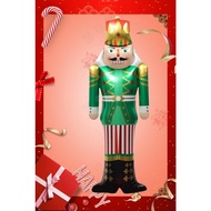 49 inches Merry Christmas theme Green Nutcracker soldier party decorations aluminum foil balloon
