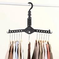 【SWLife】Hanger Rack Clothing Space Saver Folding Hanger Multifunction Magic Clothes Rack for Clothes Closet Organizer