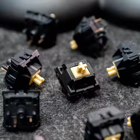 MZ Y3 Linear Switch 5pin HIFI M3 Axis Custom Mechanical Keyboard Kit Accessories 32g/40g/48g/53g Tri