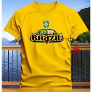ILLEONI- BRAZIL COPA AMERICA AND WORLD CUP T-SHIRT SAMBA BRAZIL TEAM T-SHIRT/ BRAZIL T-SHIRT