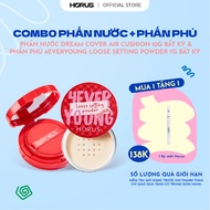 [EXCLUSIVE] Combo Horus Dream Cover Air Cushion 10g + Horus 4EVERYOUNG LOOSE SETTING POWDER 7G