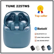 TUNE 225 TWS Wireless Bluetooth Earphones Stereo Earbuds Bass Sound Headphones Noise Reduction Headset with Mic Compatible For JBL