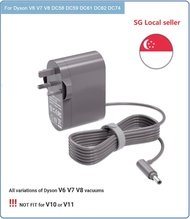 （SG local seller）26.1V Battery Charger for Dyson Hoover Charger - (Replacement for V6 V7 V8 Vacuums Cleaner)