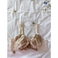 Si bra size 75/80 B cream copper gold lace
